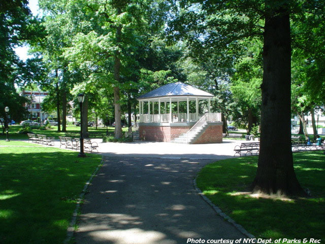 Trees and Gazebo in the park